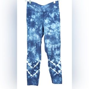 Zenergy by Chico blue/white tie-dye legging pants Size 4